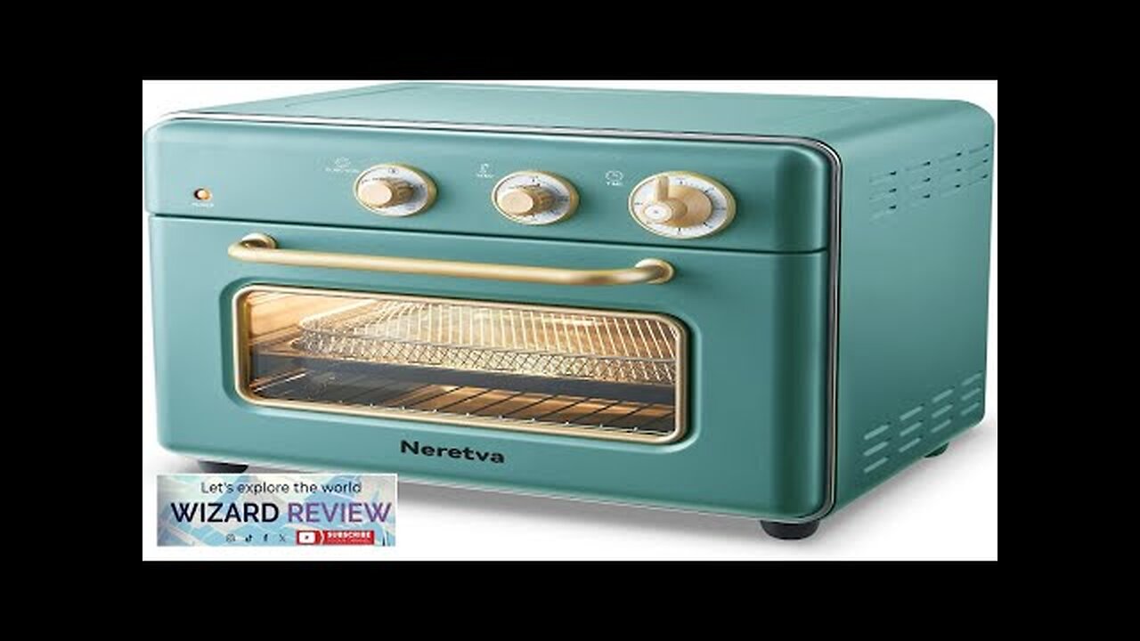 Neretva 21 QT& 6-in-1 Air Fryer Toaster Oven Combo Super Compact Toaster Review