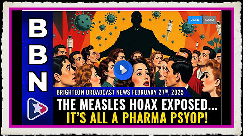 The MEASLES HOAX exposed... It’s all a PHARMA PSYOP!