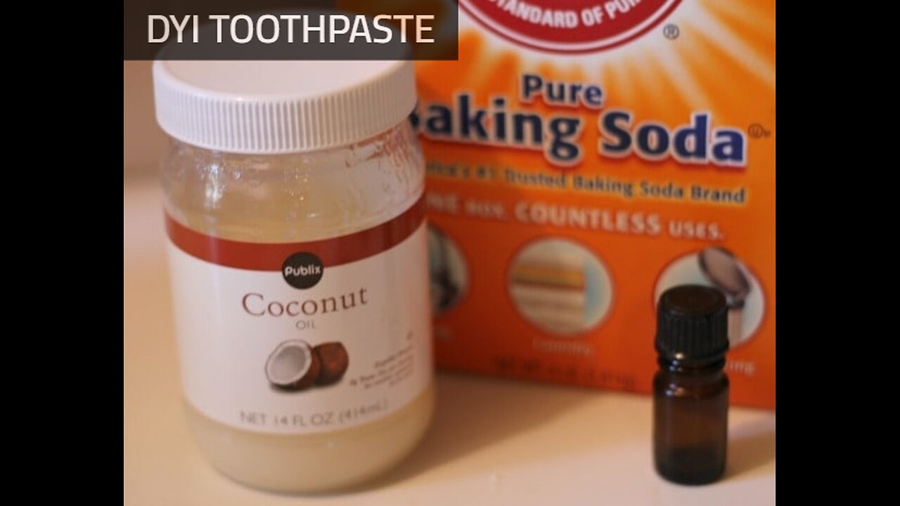 3 Ingredient DYI Toothpaste