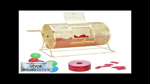 VEVOR Raffle Drum Holds 5000 Tickets or 200 Ping Pong Balls Metal Review