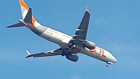 Boeing 737 MAX 8 PR-XMS coming from Rio de Janeiro to Fortaleza