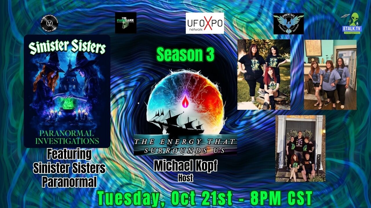 TETSU S3E45 with special guests Sinister Sisters Paranormal