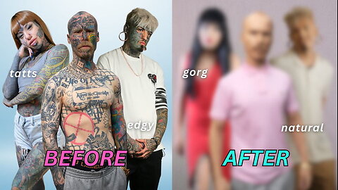 Do We Look Better With Or Without Tattoos? | TRANSFORMED