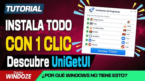 UniGetUI: instala 50 programas en Windows con 1 solo clic