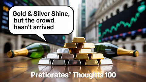 Pretiorates’ Thoughts 100 – Gold & Silver Shine, But the Crowd Hasn’t Arrived