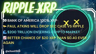 👀 BOA 100% XRP 🫳 PAUL ATKINS WILL DROP SEC CASE VS RIPPLE 🌊 $200 TRILLION ENTERING CRYPTO MARKET