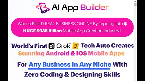 Create professional mobile apps for any platform with AI App Builder. Need No coding, just 3 clicks