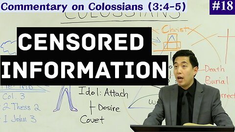 Why You Won't Like This Video But Appreciate it (Col. 3:4-5) | Dr. Gene Kim