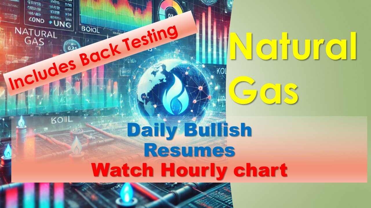Natural Gas Daily BULLISH Resumes Watch Hourly chart