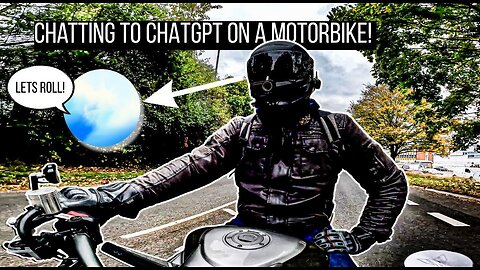 Chatting to ChatGPT on my motorcycle