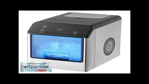 Countertop Nugget Ice Maker 33Lbs/24H Self-Cleaning with Scoop Home Office Bar Review