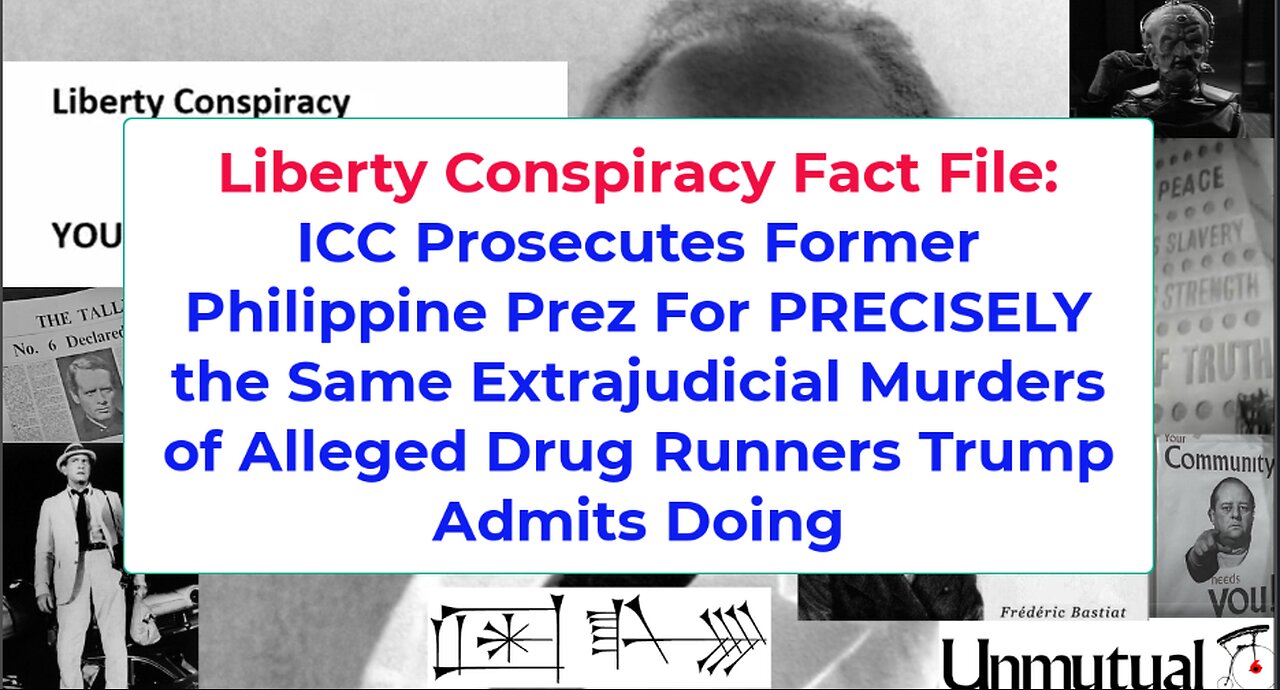 Liberty Fact File: ICC Jails Philippine Prez for Murders Like Trump Commanded Near Vz