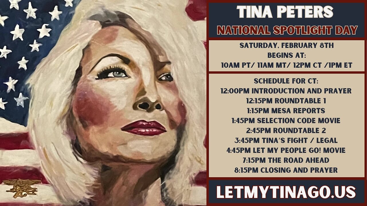 Let My Tina Go! | Tina Peters National Spotlight Day