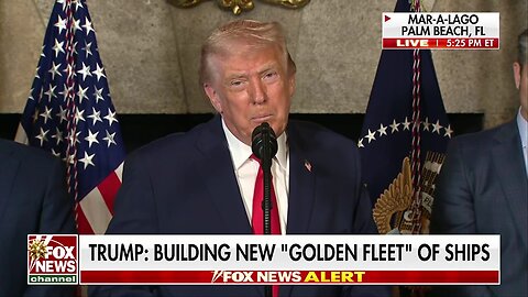 President Trump Announces 'Trump Class' Battleships