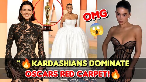 Kendall, Kim & Kylie Stun at Vanity Fair Oscars 2025! 🔥