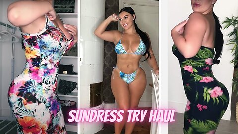 SUN DRESSES TRY ON HAUL 🌴 | SUN DRESS SEASON FASHION 😍