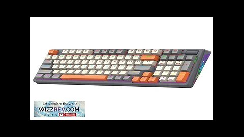 XUNFOX K95 96 Keys Gasket Structure Mechanical Gaming Keyboard with Volume Knob Review