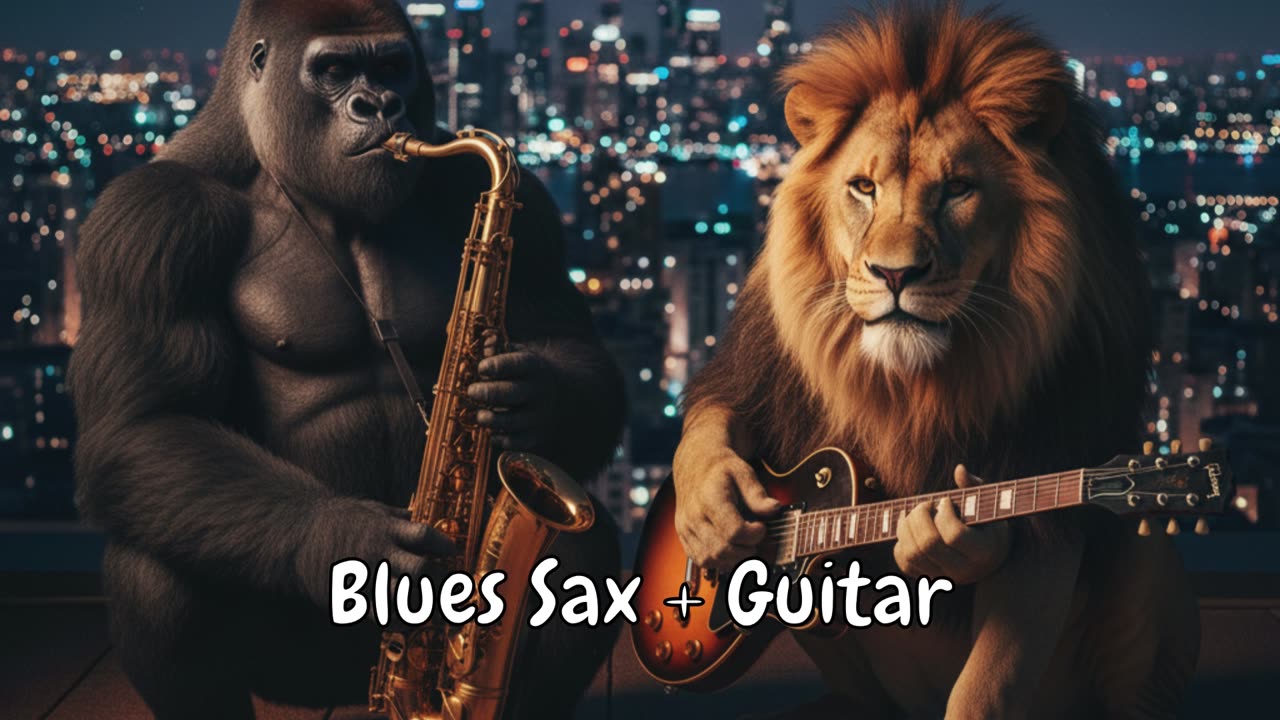 Blues Sax + Guitar
