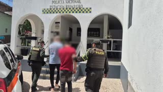 Capturados con armas en Santander