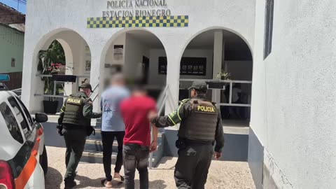 Capturados con armas en Santander