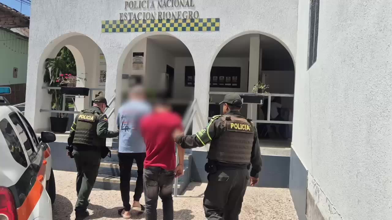 Capturados con armas en Santander