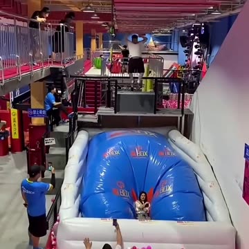 Airbag Trampoline Game Viral Funny videos 😂😂😂