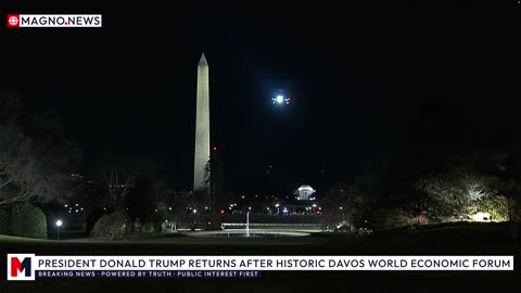 🇺🇸 President Trump Lands in America Leaving Davos Globalists Reeling from His Historic Appearance