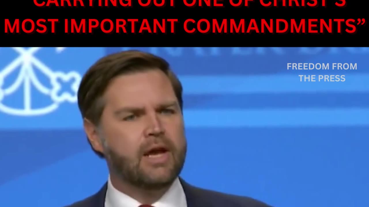 Watch: JD Vance Makes Biblical Case For Peace In Europe