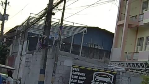 Marvelous Afternoon on R. Vicencio Street in Mandaluyong City, Philippines