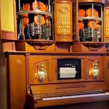 100 Year old self playing violins