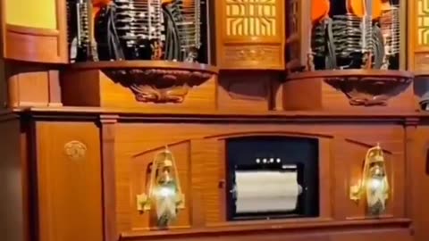 100 Year old self playing violins