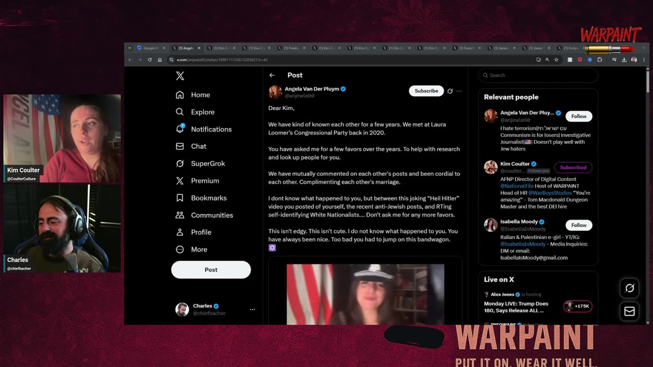 WARPAINT: Blocked, Lied About, and Misrepresented — My Full Statement.
