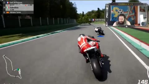 An UFO during the race?