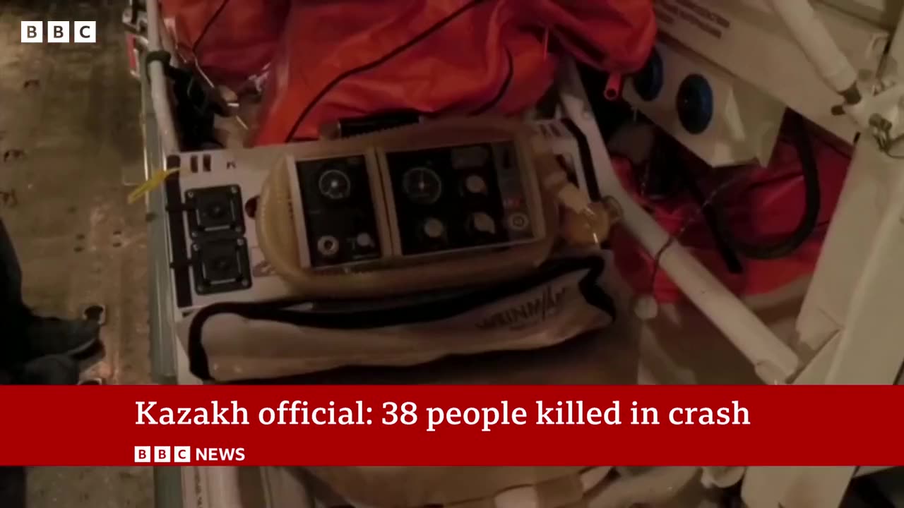 Dozens survive deadly Kazakhstan plane crash | BBC News