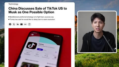 Musk Trump could BUY TikTok and Greenland - Chris Norlund