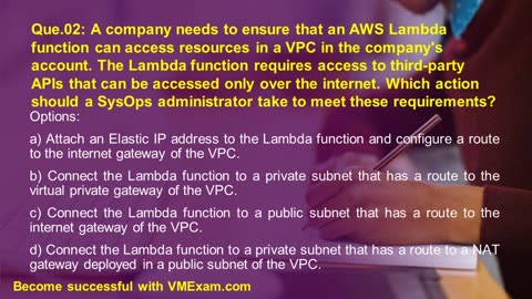 SOA-C03 | AWS CloudOps Engineer Associate | Expert Tips & Tricks