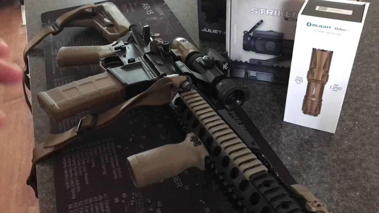 PSA tan/ black build / optic/ light