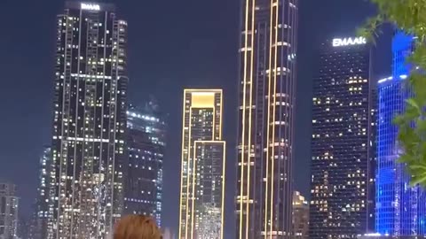 Dubai's glittering evening