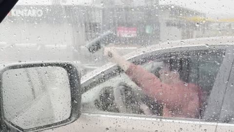 No Windshield Wipers, No Problem