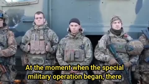 A Group of Ukrainian Soldiers Defects and Joins the Russian Army to Fight Against the Zelensky