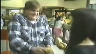 Chris Farley took a camcorder to a mall in the '90s to teach guys how to flirt with women.