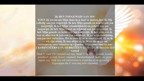 Ik Ben Toegewijd Aan Jou