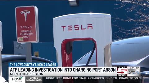 Leftist Sets Himself on Fire While Torching Tesla Charging Station to Protest Musk & Trump