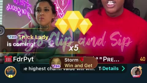 Team PK Liyah PYT ft MadamLo yelling the whole time then gets clipped 1/16/26 #bigoclipandsip