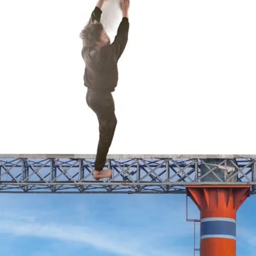 5 Seconds of Fun: My Son Hanging on a Billboard Sign