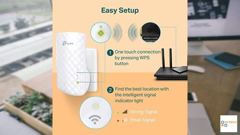 TP-Link WiFi Extender with Ethernet Port (RE220)