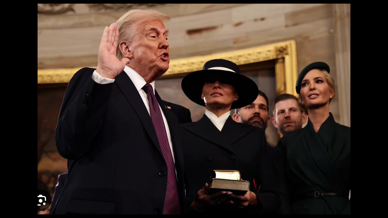 TRUMP REFUSES TO SWEAR ON THE BIBLE DURING HIS OATH THAT WAS AN ELEVATION TO RANK OF GOD RITUAL