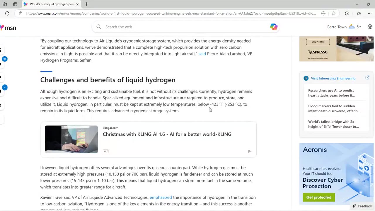 World’s first liquid hydrogen-powered turbine engine sets new standard for aviation