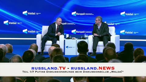 Putins beim Diskussionsclub „Valdaï“ - Teil 1/7 Sotschi 02.10.2025