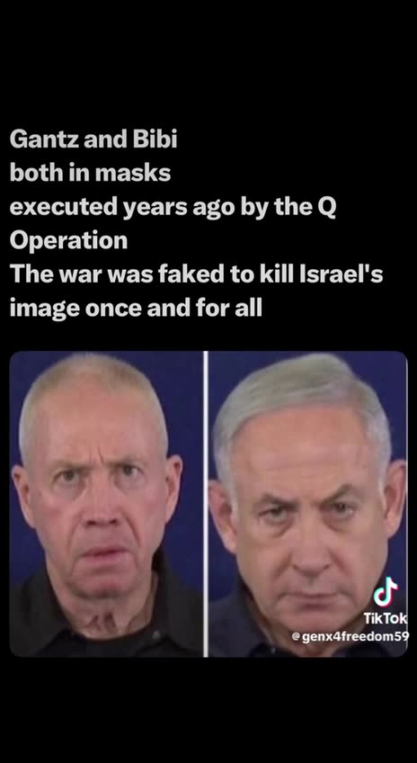 Benny Gantz and "Bibi" Netanyahu Departed the World A Long Time Ago